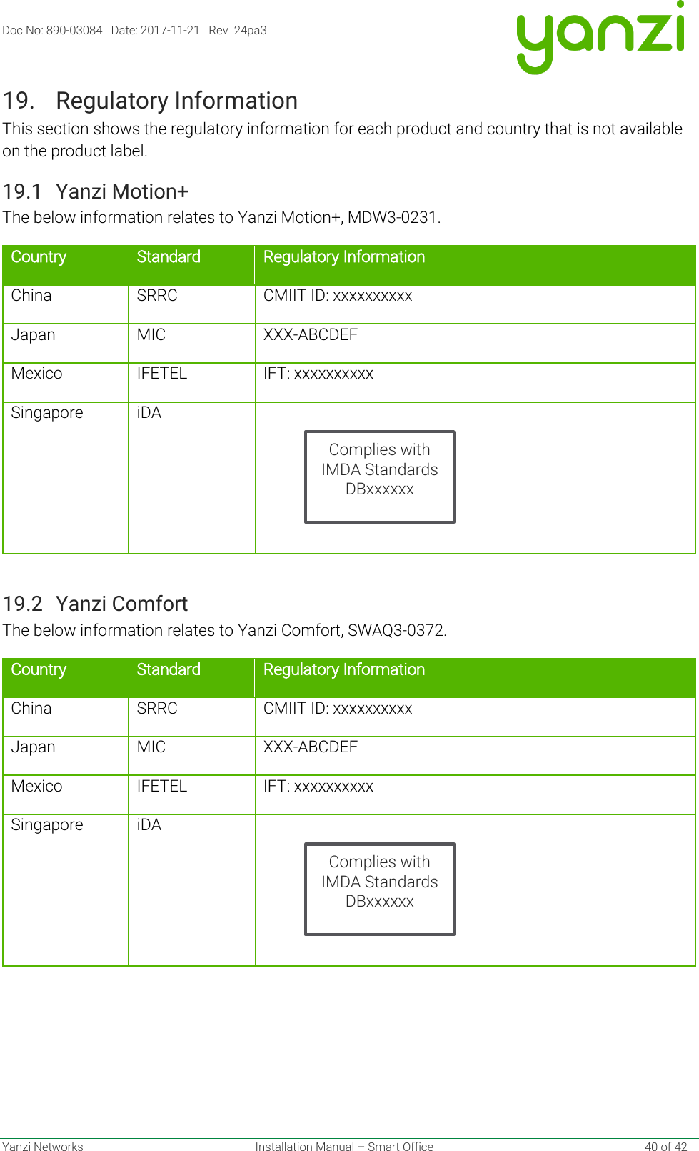 Page 40 of Altacogni DR3-3143 Yanzi Gateway (DR3-3143 ) User Manual  ed1