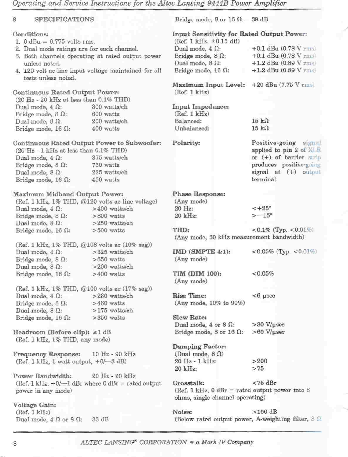 Page 10 of 12 - Altec-Lansing Altec-Lansing-9444B-Users-Manual 1