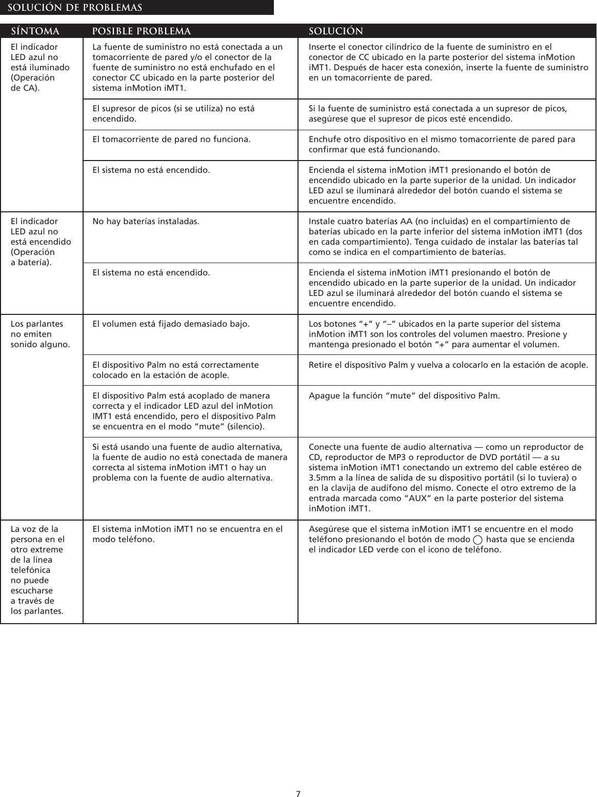 Page 9 of 12 - Altec-Lansing Altec-Lansing-Inmotion-Users-Manual- A11057 R01 US IMT1 MAN  Altec-lansing-inmotion-users-manual