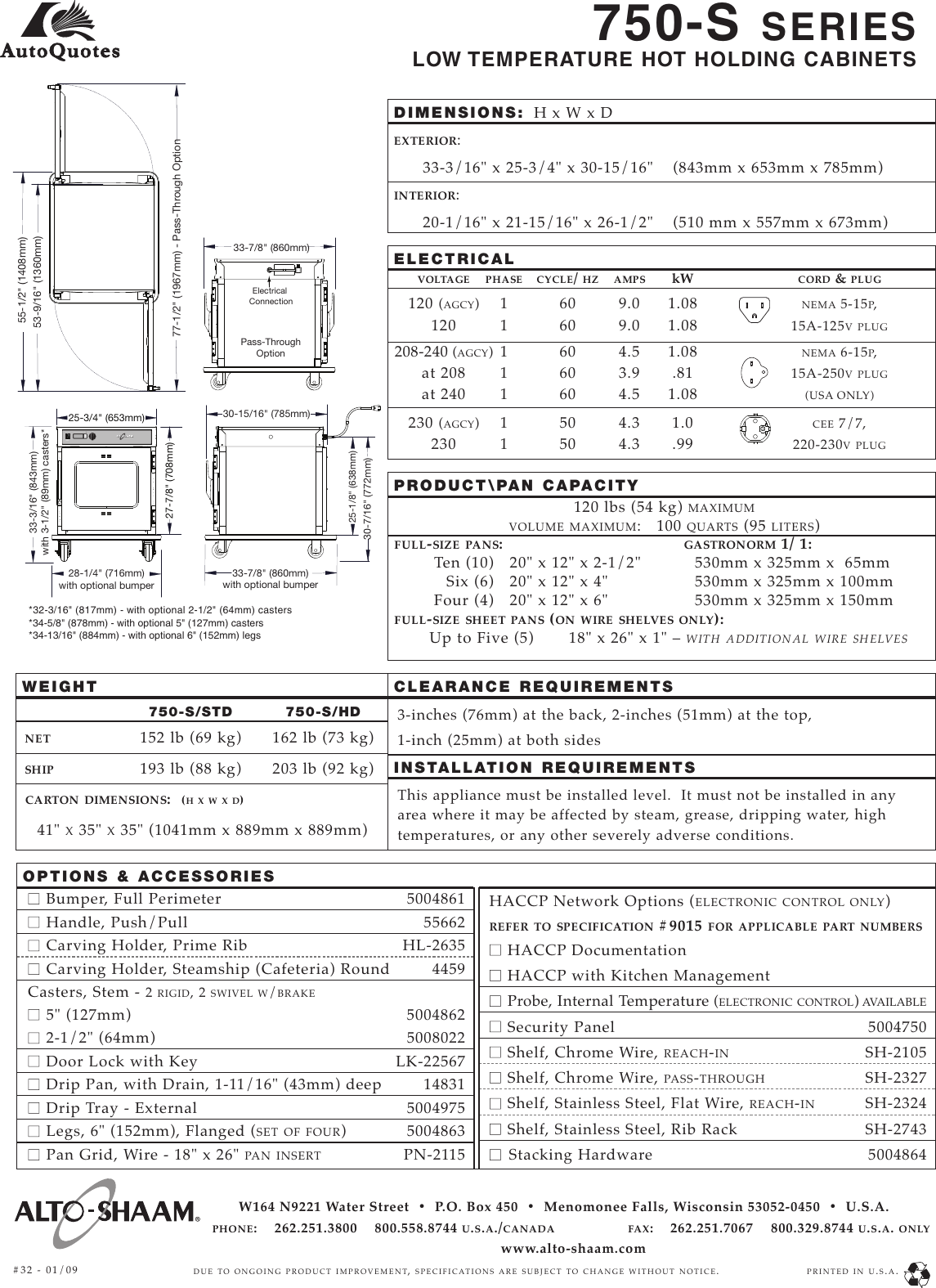 Page 2 of 2 - Alto-Shaam Alto-Shaam-750-S-Series-Users-Manual-  Alto-shaam-750-s-series-users-manual