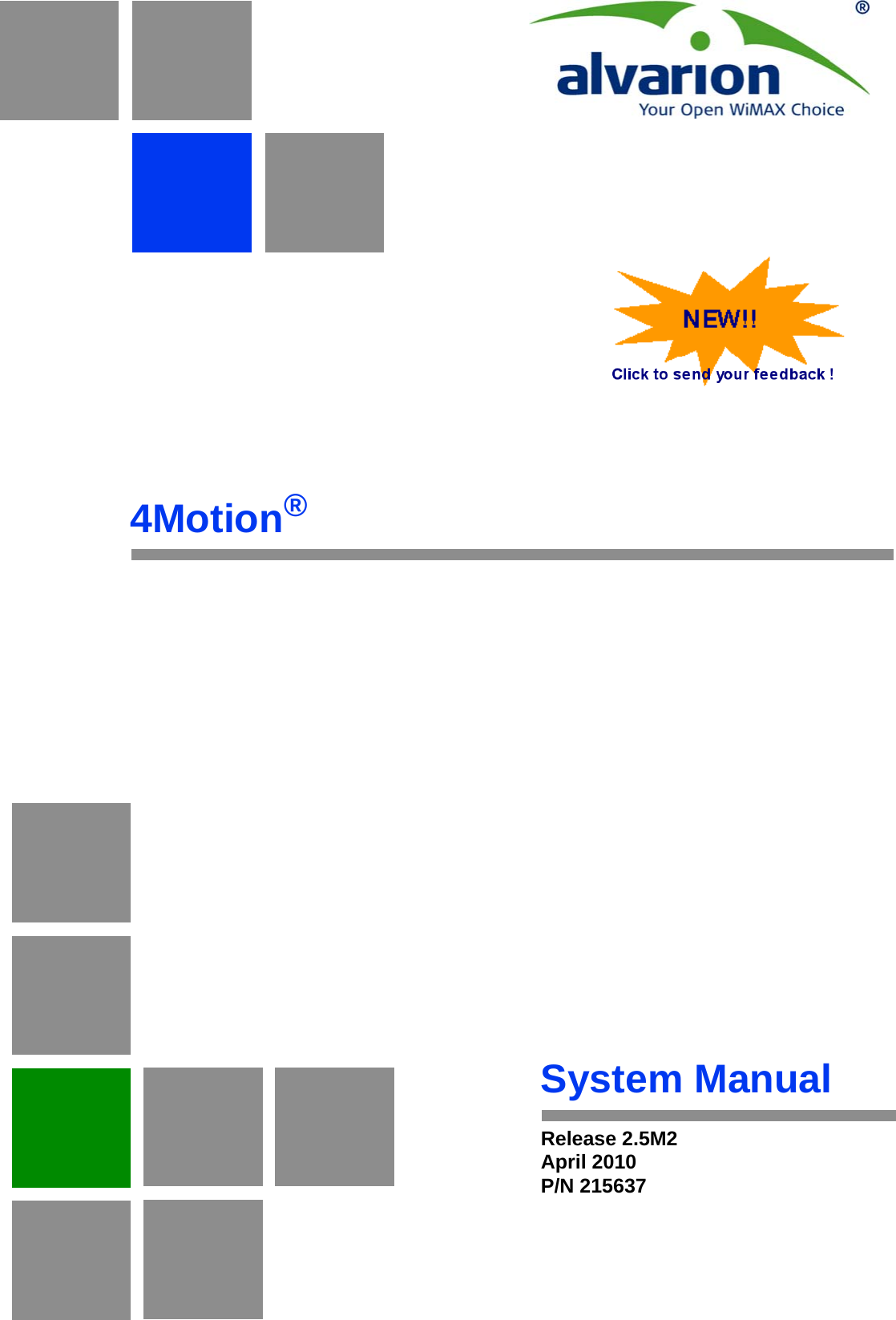 4Motion®System ManualRelease 2.5M2April 2010P/N 215637