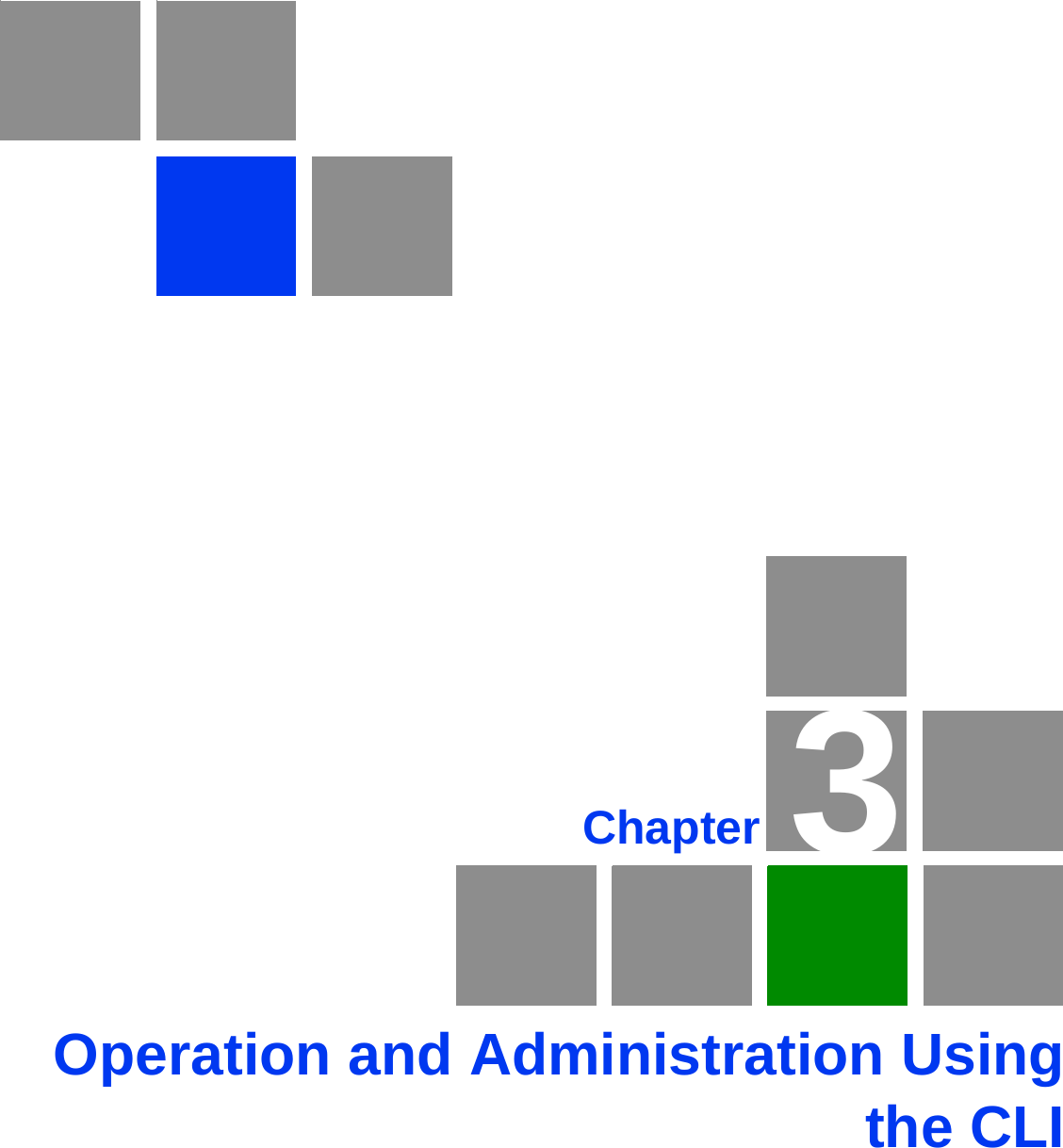 3ChapterOperation and Administration Using the CLI