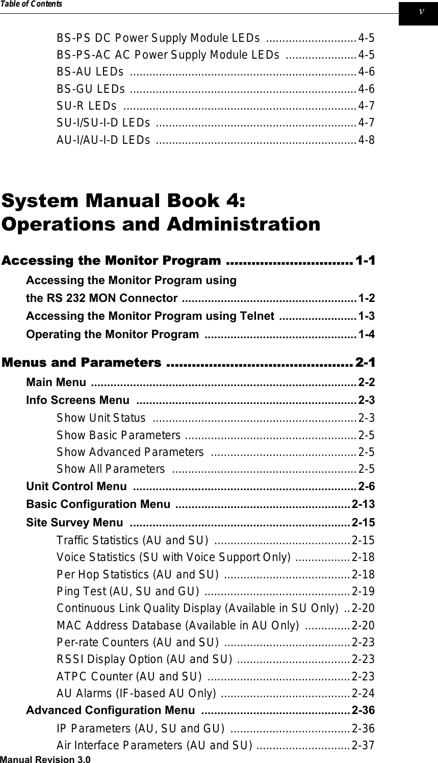Page 11 of Alvarion Technologies IF-24-SYNC Broadband Wireless Access System User Manual