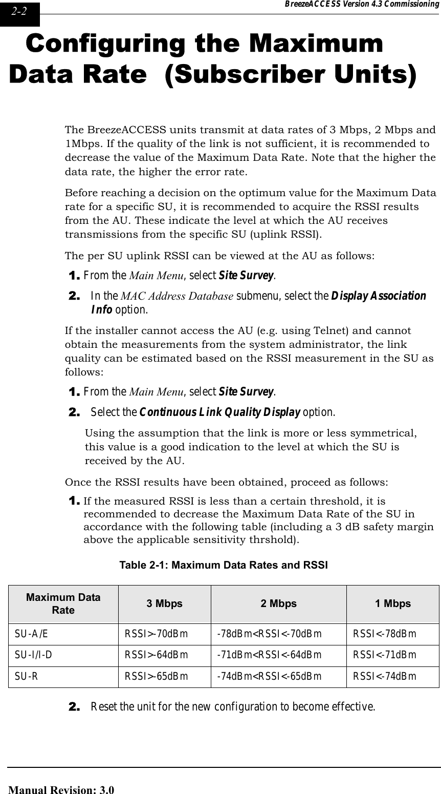 Page 110 of Alvarion Technologies IF-24-SYNC Broadband Wireless Access System User Manual