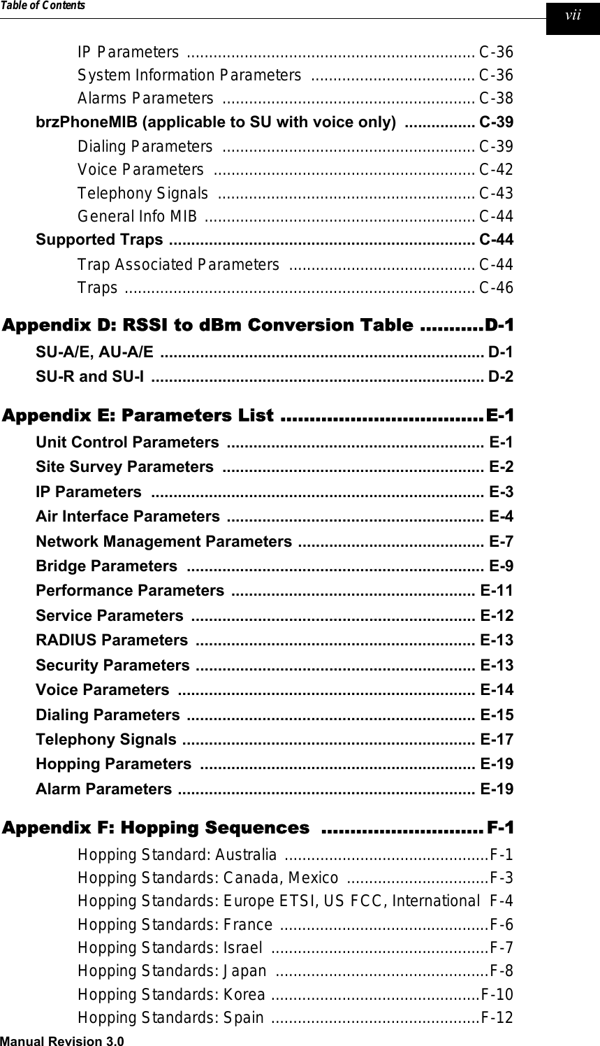 Page 13 of Alvarion Technologies IF-24-SYNC Broadband Wireless Access System User Manual