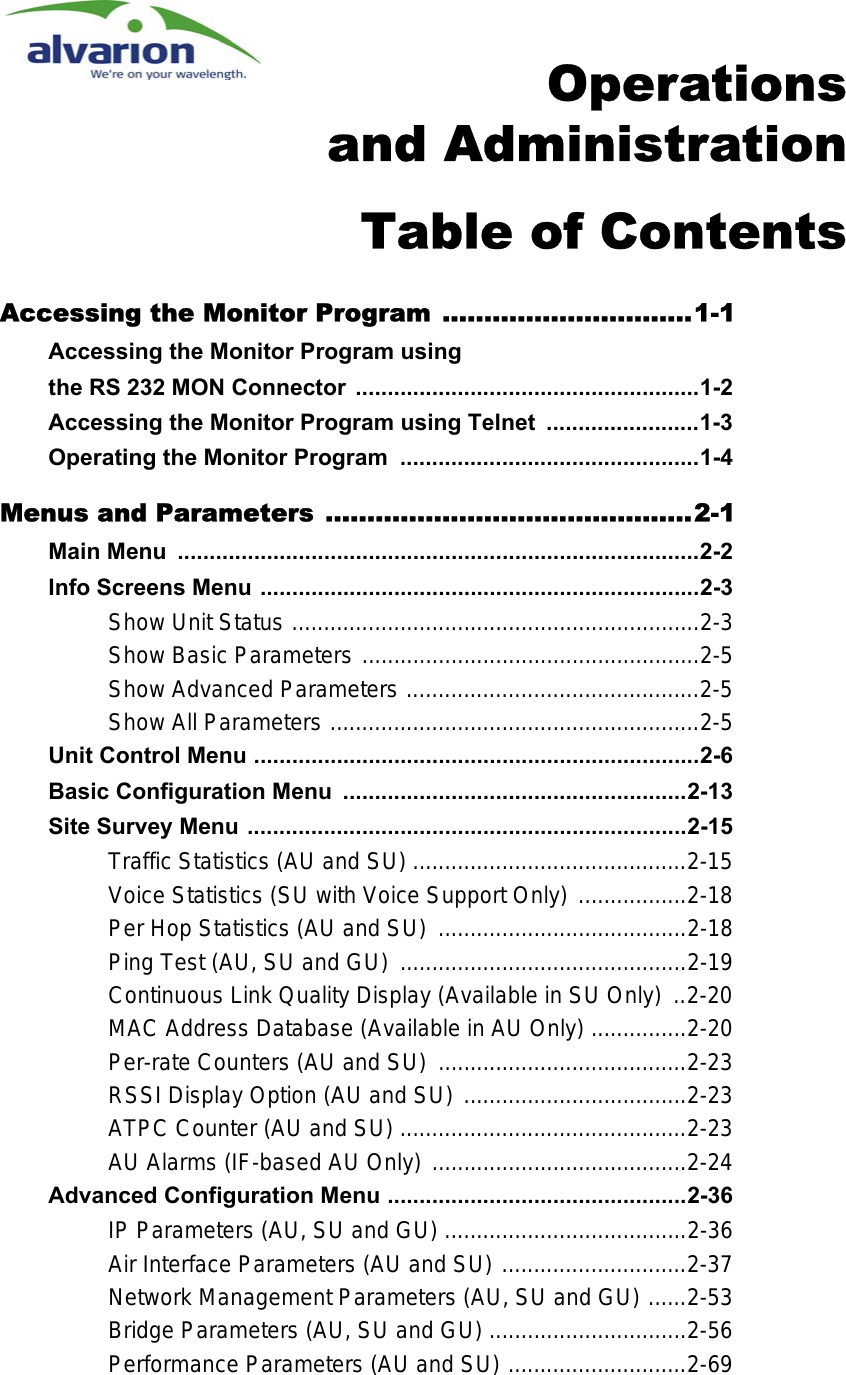 Page 131 of Alvarion Technologies IF-24-SYNC Broadband Wireless Access System User Manual