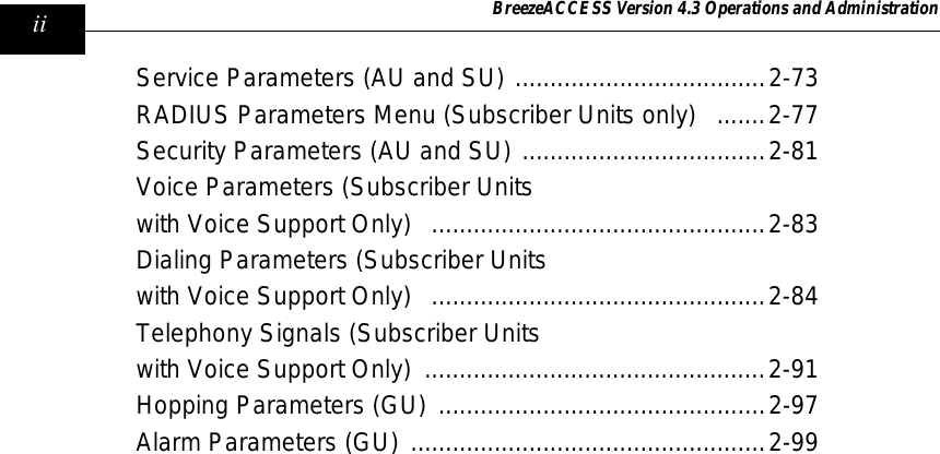 Page 132 of Alvarion Technologies IF-24-SYNC Broadband Wireless Access System User Manual