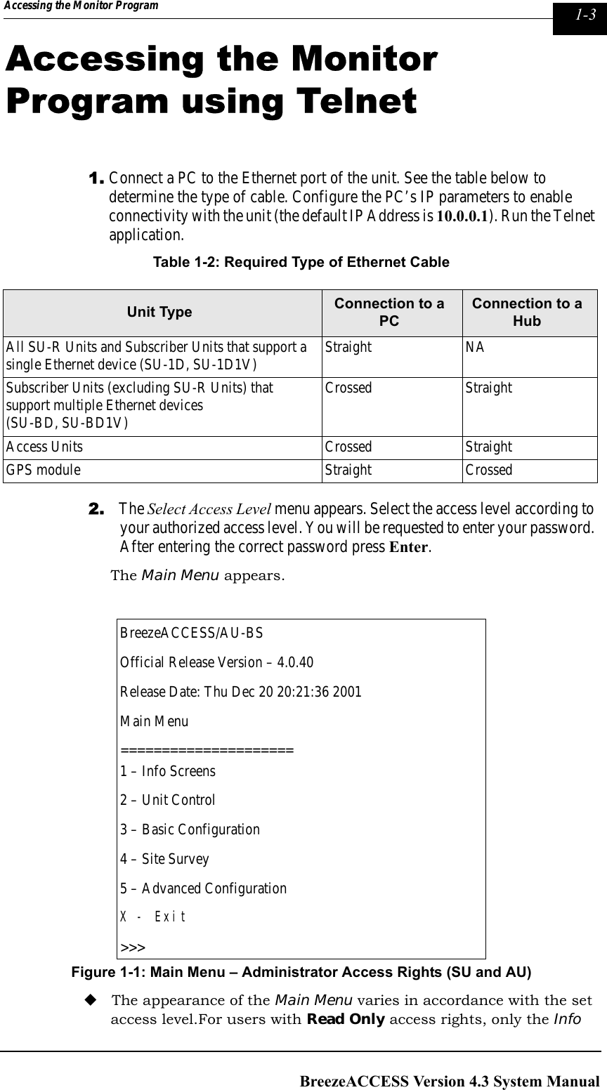 Page 135 of Alvarion Technologies IF-24-SYNC Broadband Wireless Access System User Manual