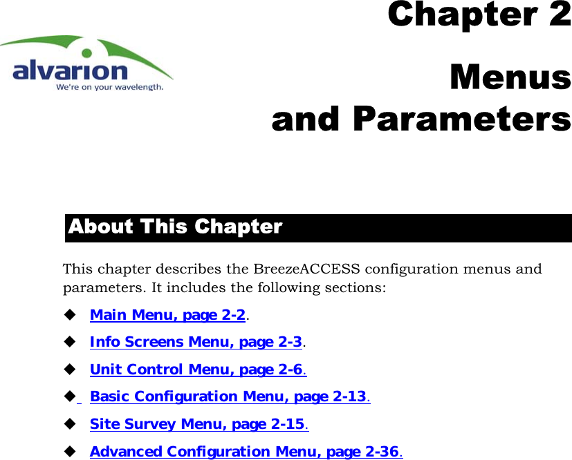 Page 137 of Alvarion Technologies IF-24-SYNC Broadband Wireless Access System User Manual