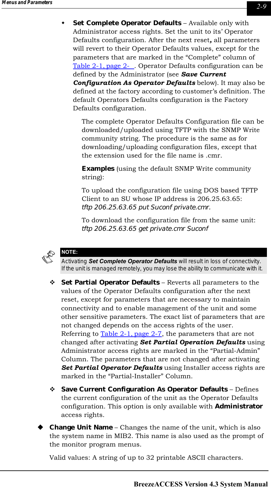 Page 145 of Alvarion Technologies IF-24-SYNC Broadband Wireless Access System User Manual