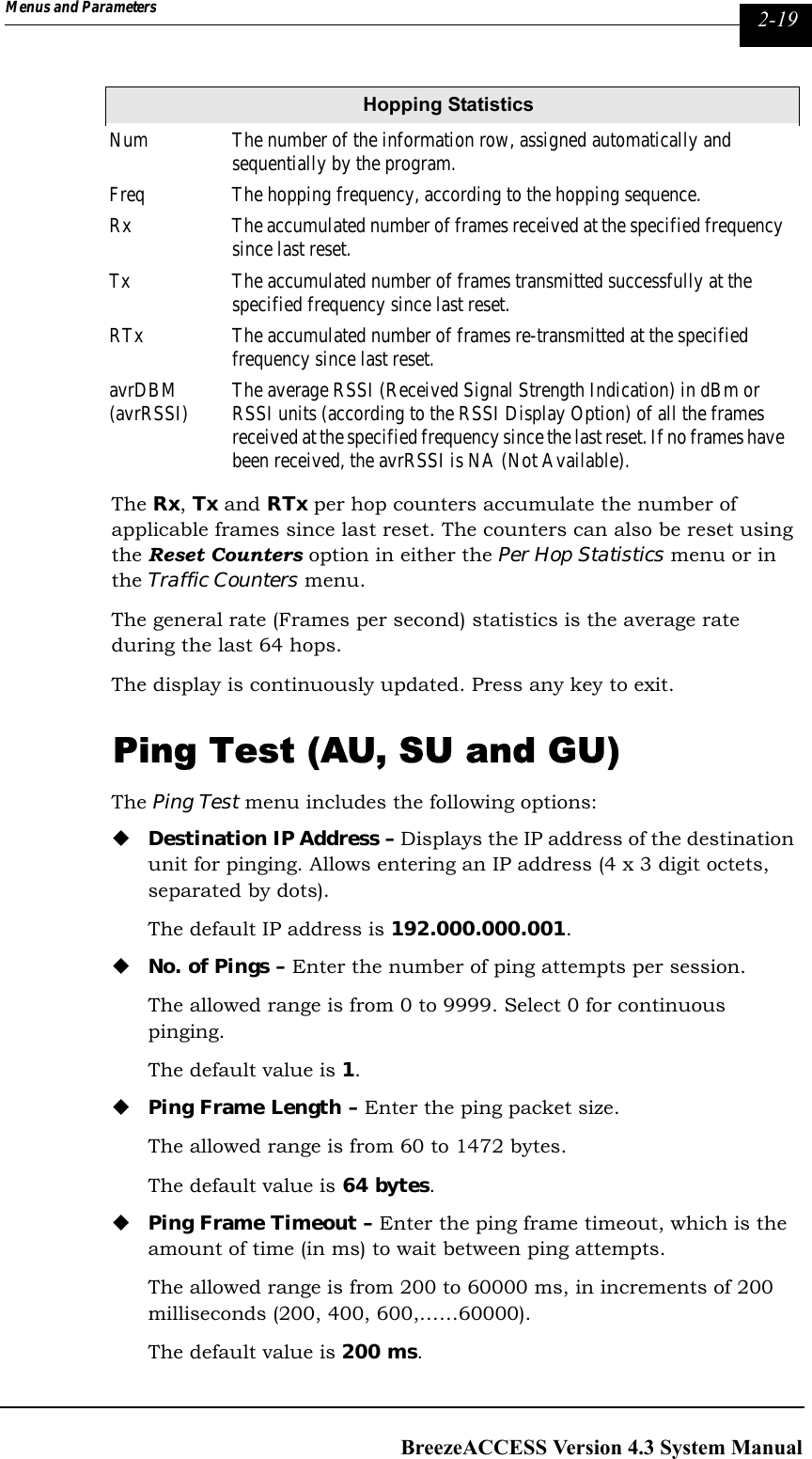 Page 155 of Alvarion Technologies IF-24-SYNC Broadband Wireless Access System User Manual