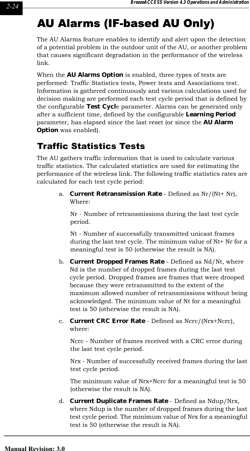 Page 160 of Alvarion Technologies IF-24-SYNC Broadband Wireless Access System User Manual