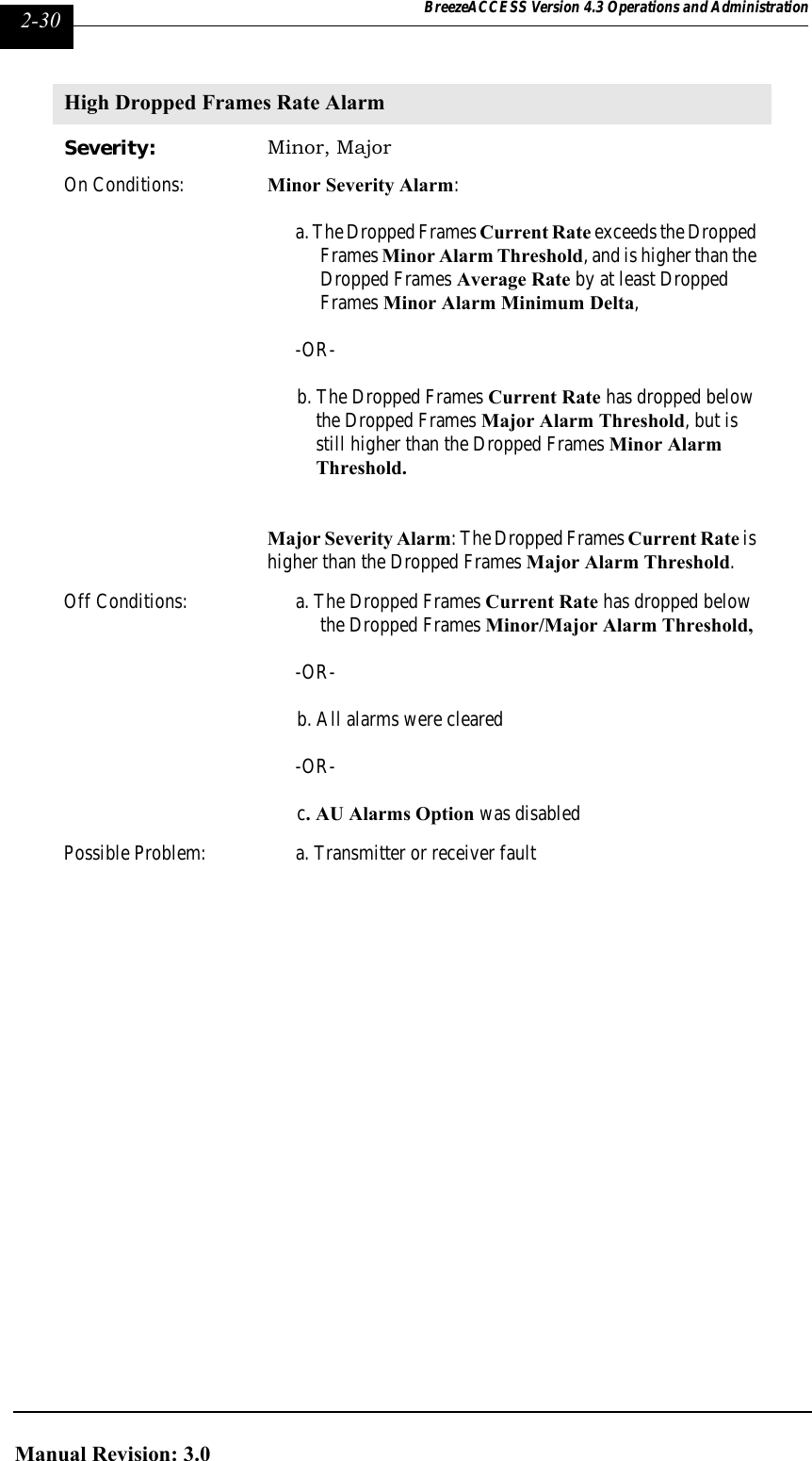 Page 166 of Alvarion Technologies IF-24-SYNC Broadband Wireless Access System User Manual