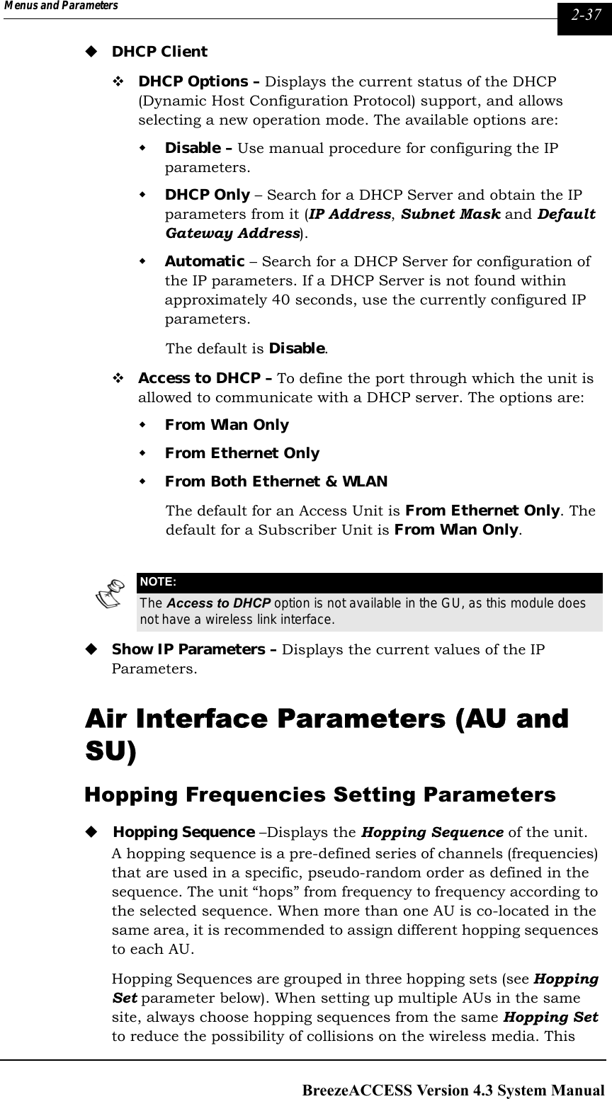 Page 173 of Alvarion Technologies IF-24-SYNC Broadband Wireless Access System User Manual