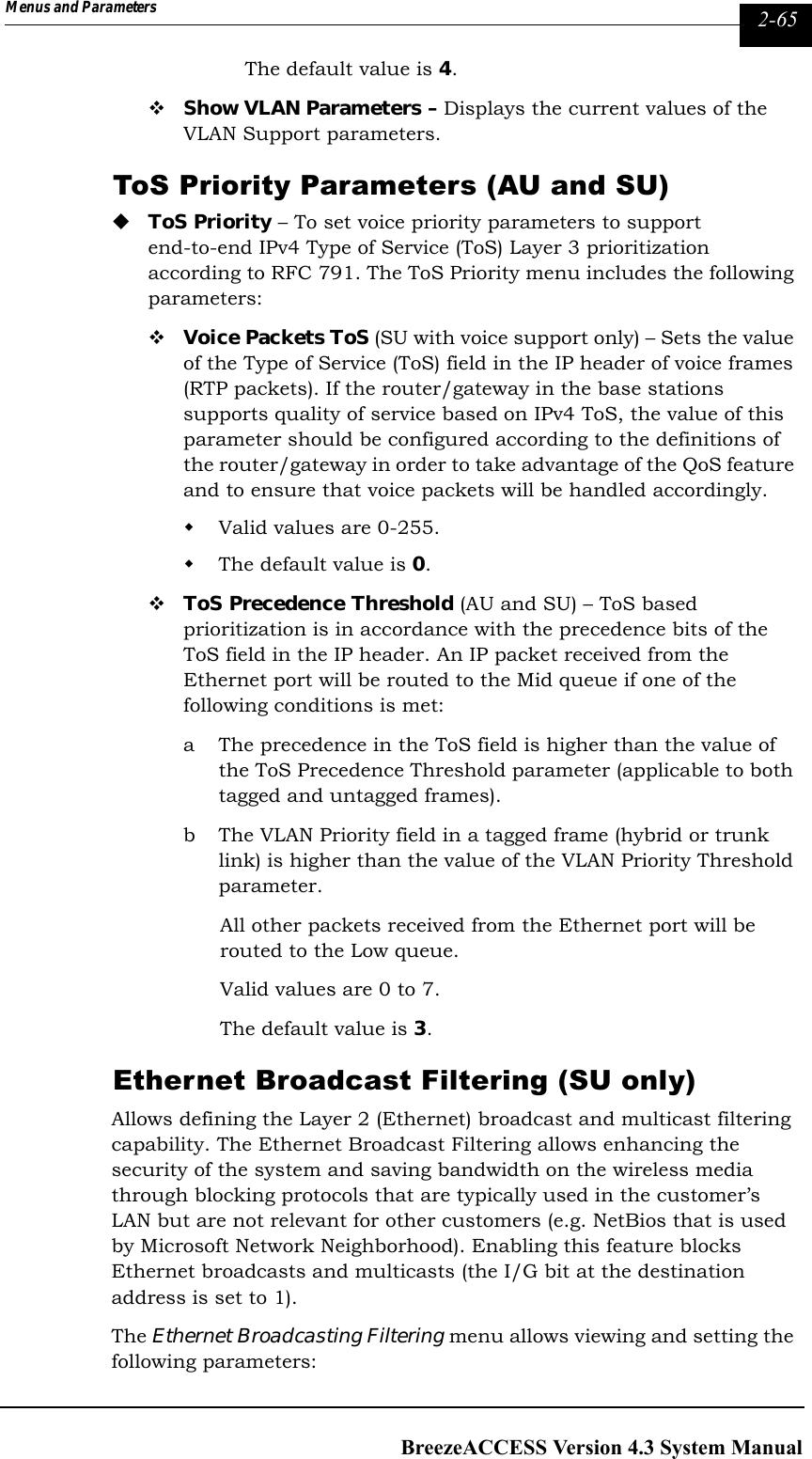 Page 201 of Alvarion Technologies IF-24-SYNC Broadband Wireless Access System User Manual