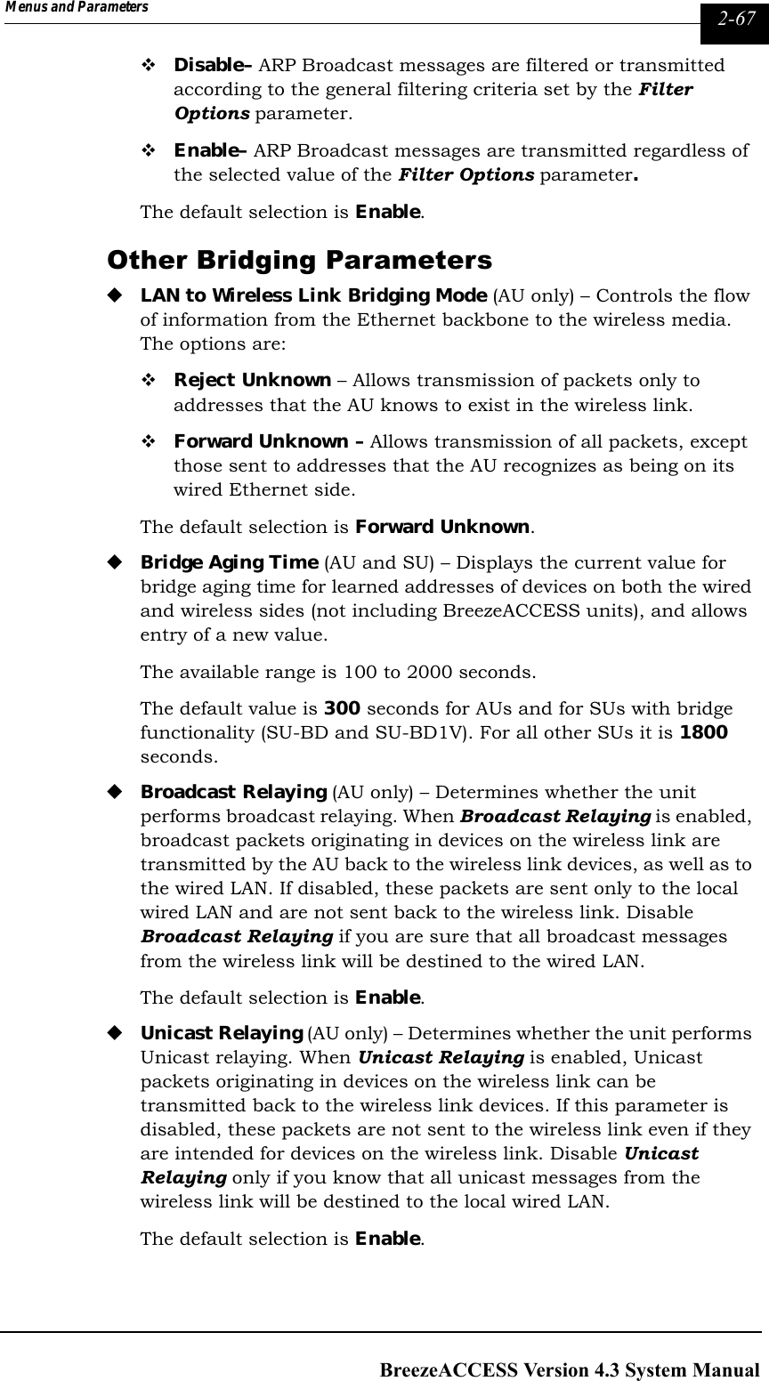 Page 203 of Alvarion Technologies IF-24-SYNC Broadband Wireless Access System User Manual