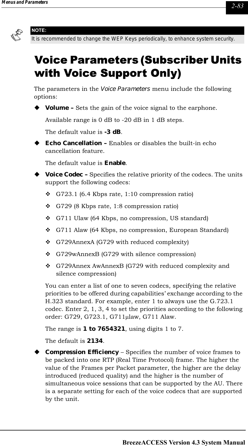 Page 219 of Alvarion Technologies IF-24-SYNC Broadband Wireless Access System User Manual