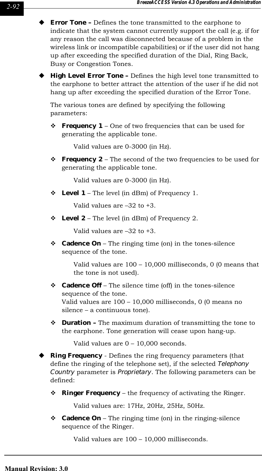 Page 228 of Alvarion Technologies IF-24-SYNC Broadband Wireless Access System User Manual