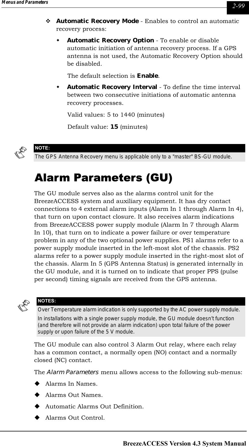 Page 235 of Alvarion Technologies IF-24-SYNC Broadband Wireless Access System User Manual