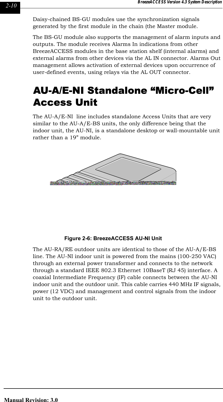 Page 30 of Alvarion Technologies IF-24-SYNC Broadband Wireless Access System User Manual