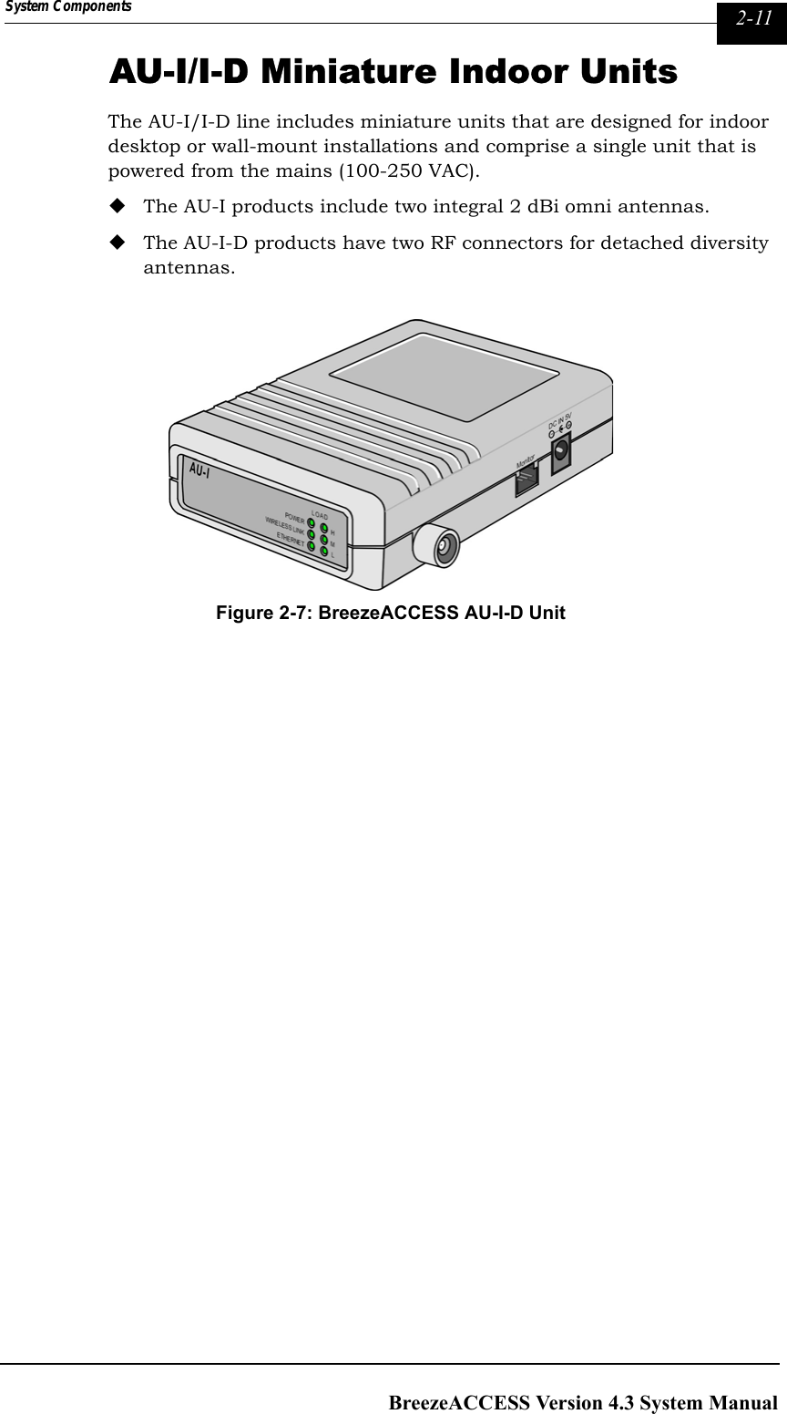 Page 31 of Alvarion Technologies IF-24-SYNC Broadband Wireless Access System User Manual