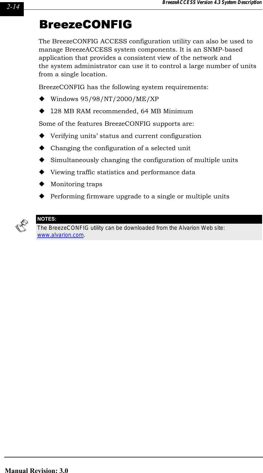 Page 34 of Alvarion Technologies IF-24-SYNC Broadband Wireless Access System User Manual