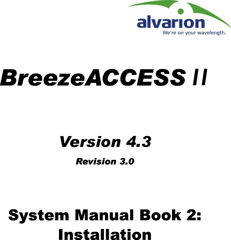 Page 49 of Alvarion Technologies IF-24-SYNC Broadband Wireless Access System User Manual