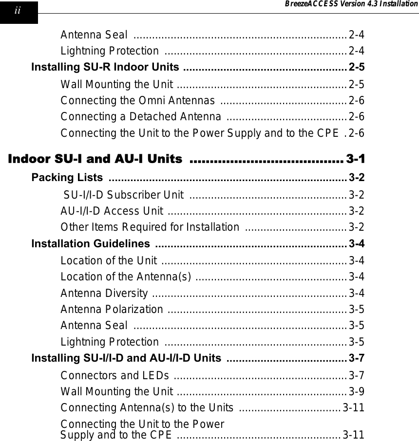 Page 52 of Alvarion Technologies IF-24-SYNC Broadband Wireless Access System User Manual