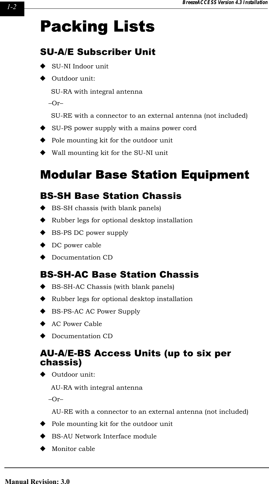 Page 54 of Alvarion Technologies IF-24-SYNC Broadband Wireless Access System User Manual