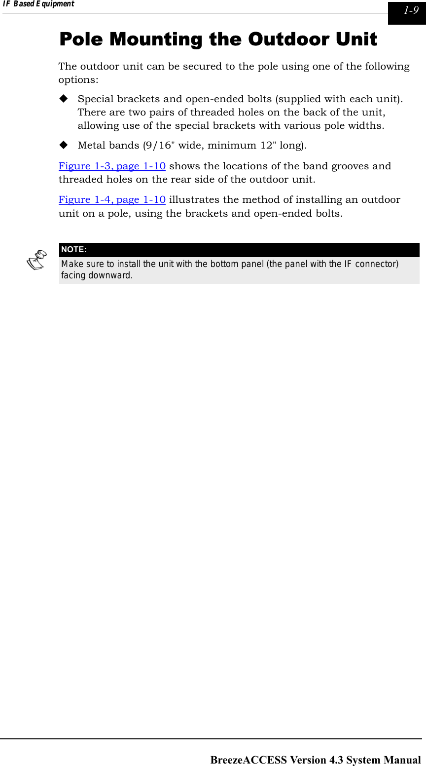 Page 61 of Alvarion Technologies IF-24-SYNC Broadband Wireless Access System User Manual