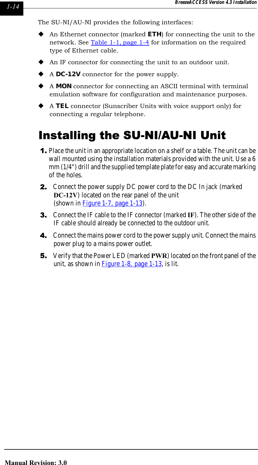 Page 66 of Alvarion Technologies IF-24-SYNC Broadband Wireless Access System User Manual