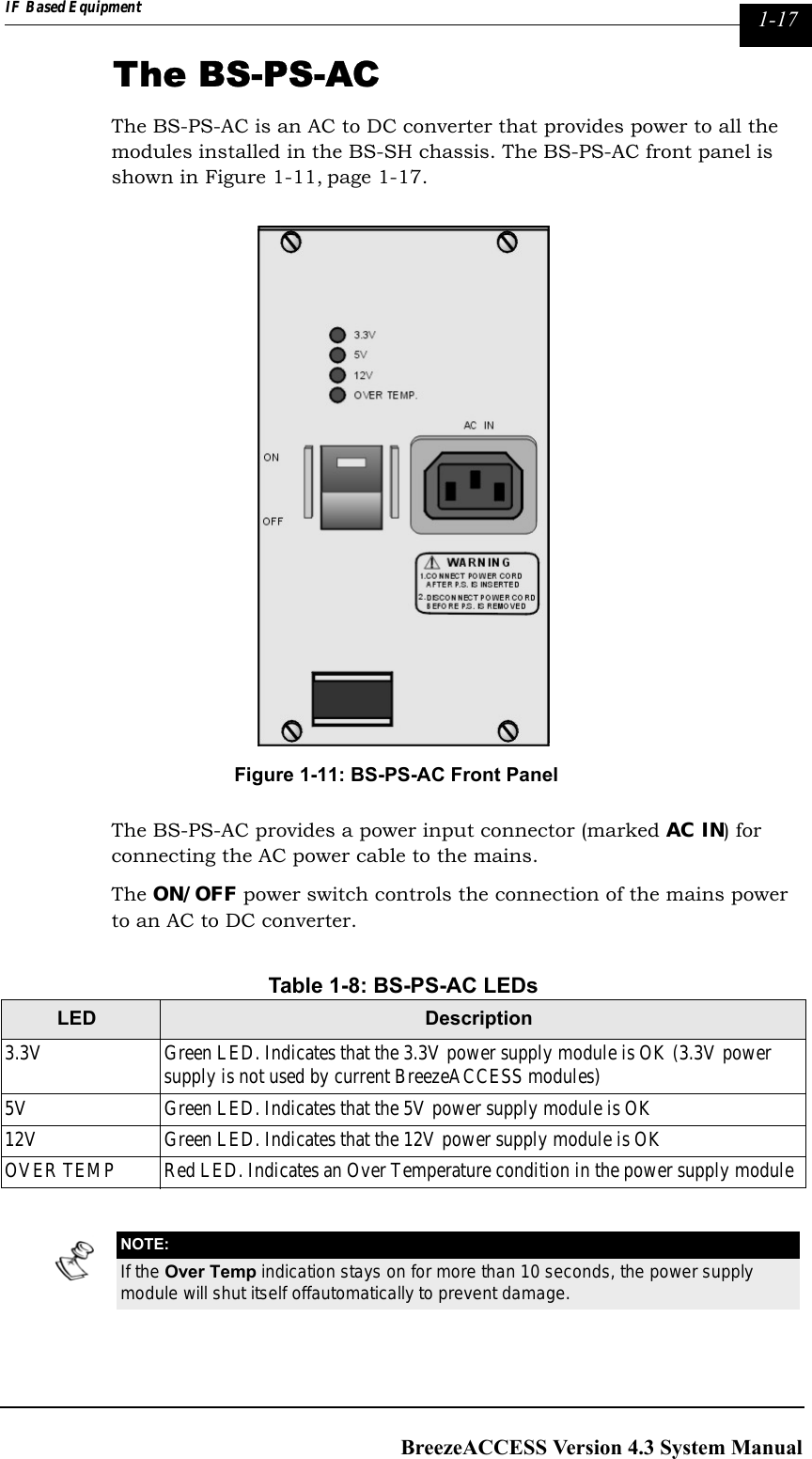 Page 69 of Alvarion Technologies IF-24-SYNC Broadband Wireless Access System User Manual