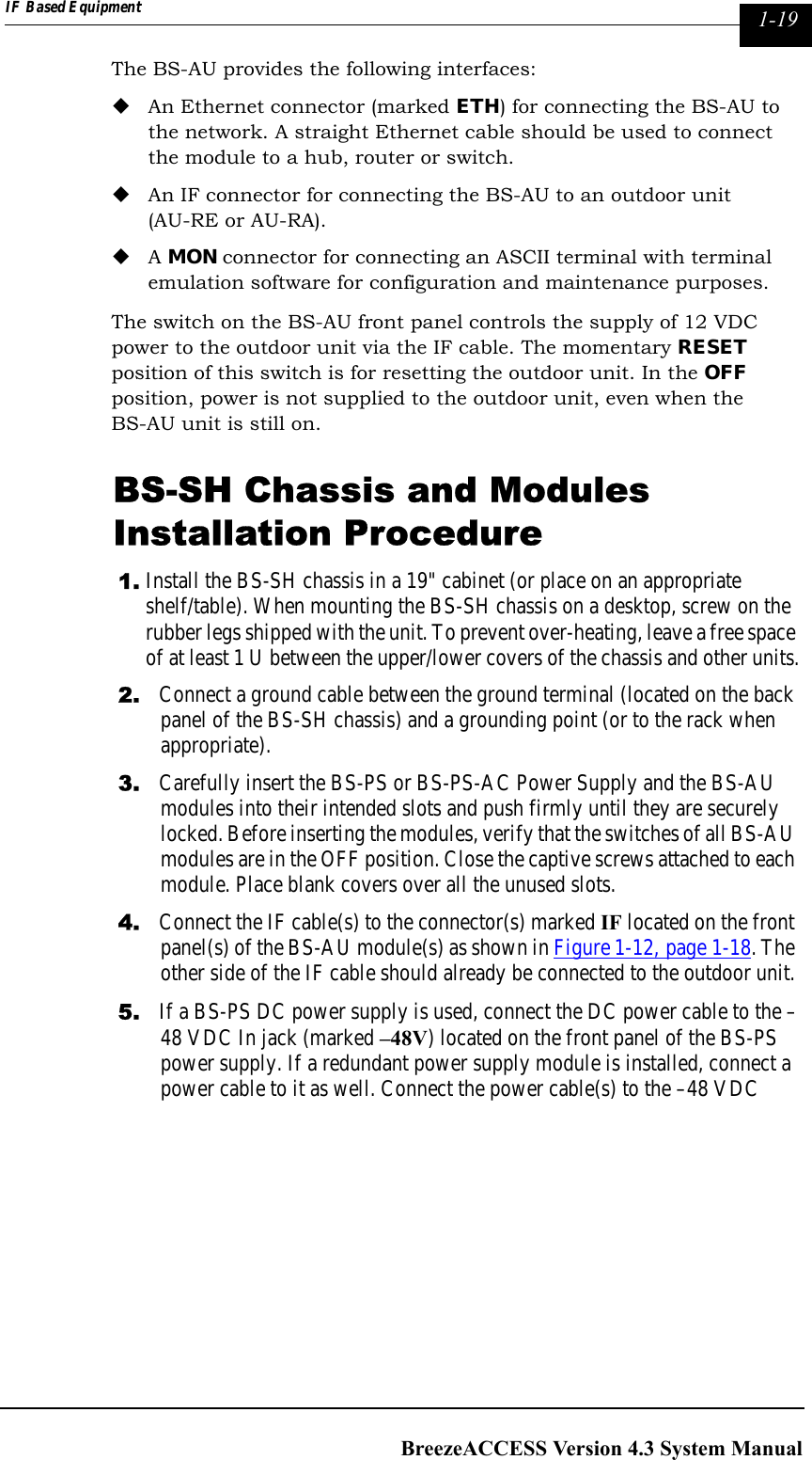 Page 71 of Alvarion Technologies IF-24-SYNC Broadband Wireless Access System User Manual