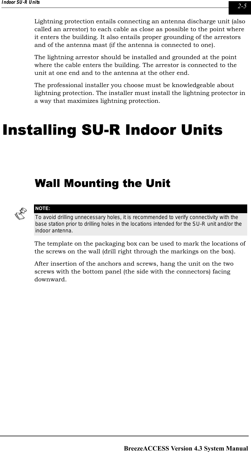 Page 81 of Alvarion Technologies IF-24-SYNC Broadband Wireless Access System User Manual