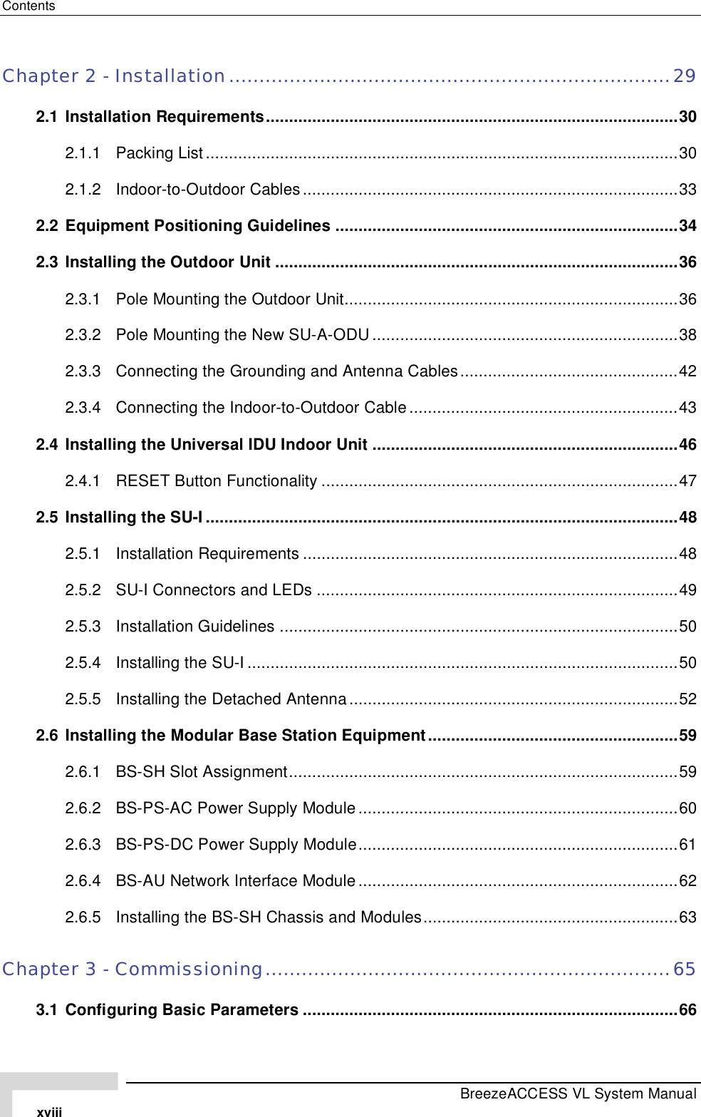 Page 18 of Alvarion Technologies VL-53 Wireless Bridge User Manual Manual 070528 DRAFT4