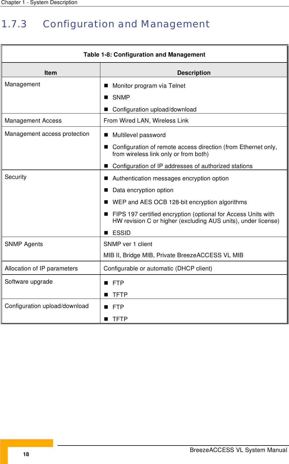 Page 44 of Alvarion Technologies VL-53 Wireless Bridge User Manual Manual 070528 DRAFT4