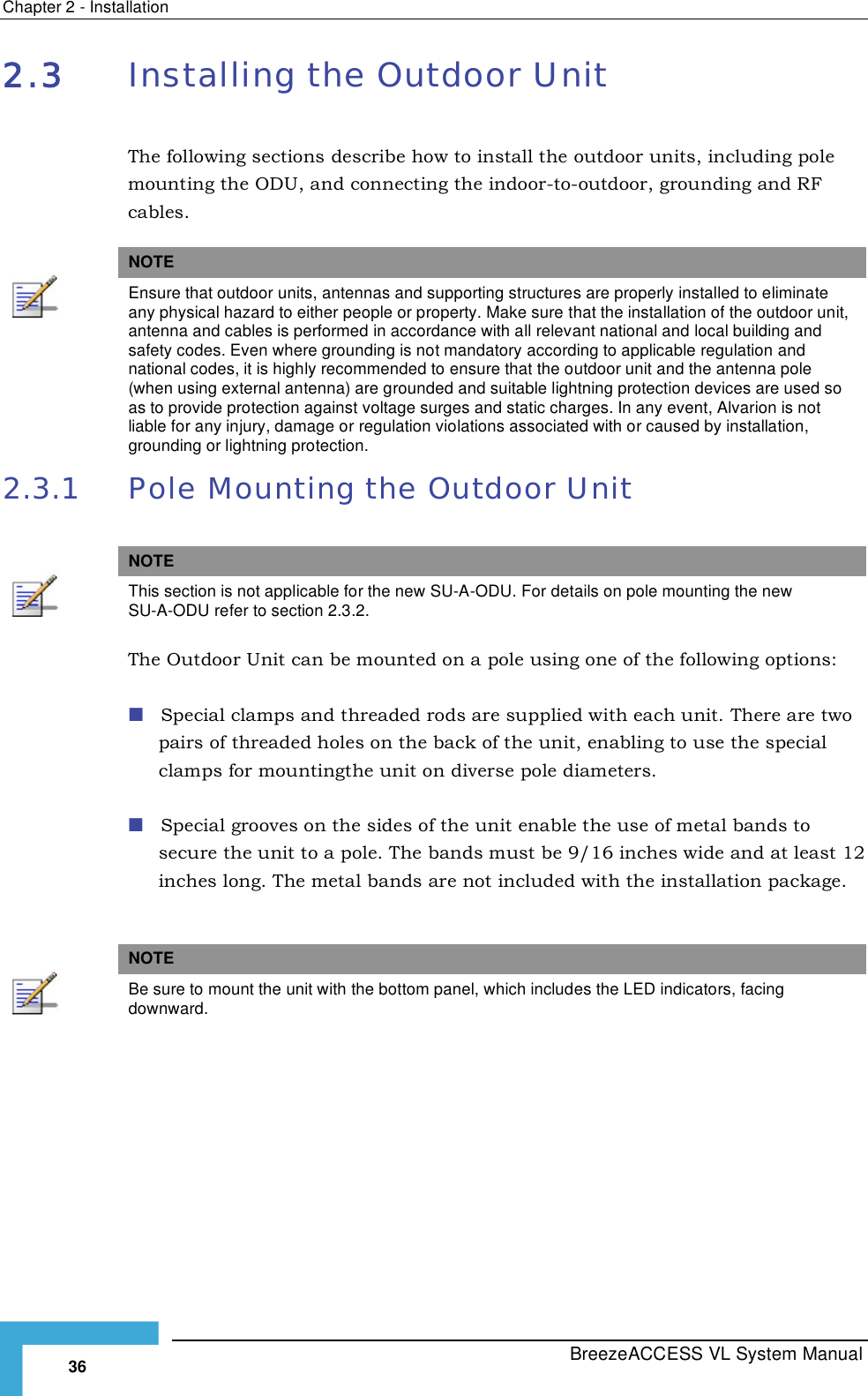 Page 62 of Alvarion Technologies VL-53 Wireless Bridge User Manual Manual 070528 DRAFT4