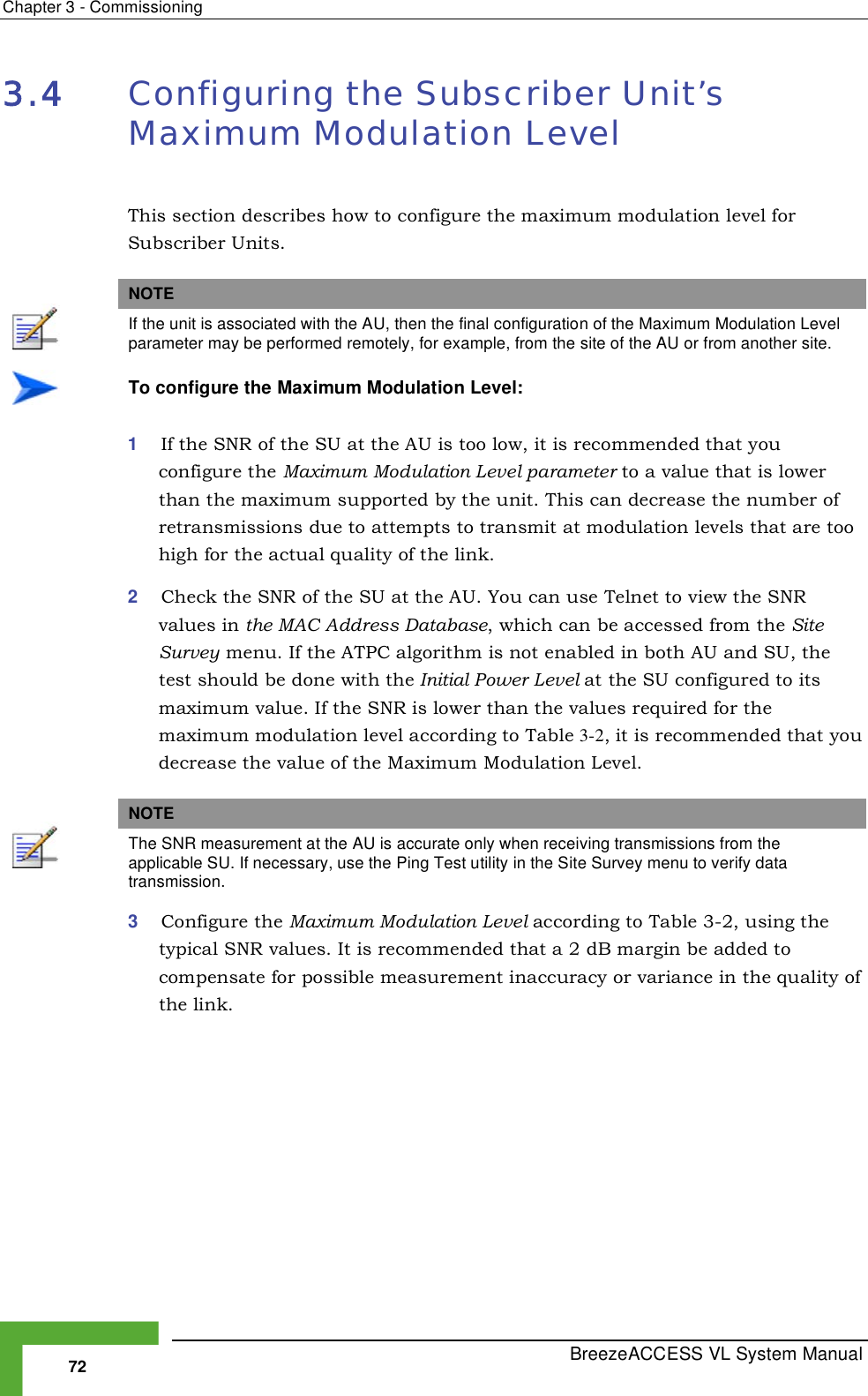 Page 98 of Alvarion Technologies VL-53 Wireless Bridge User Manual Manual 070528 DRAFT4