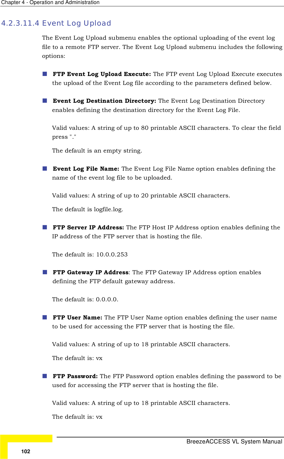 Page 28 of Alvarion Technologies VL-53 Wireless Bridge User Manual Manual 070528 DRAFT3