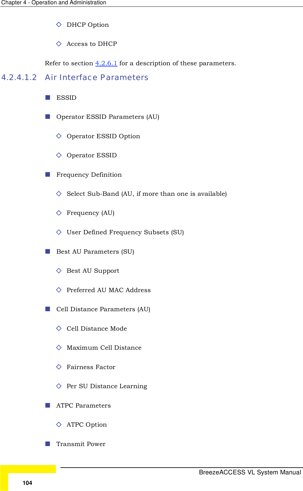 Page 30 of Alvarion Technologies VL-53 Wireless Bridge User Manual Manual 070528 DRAFT3