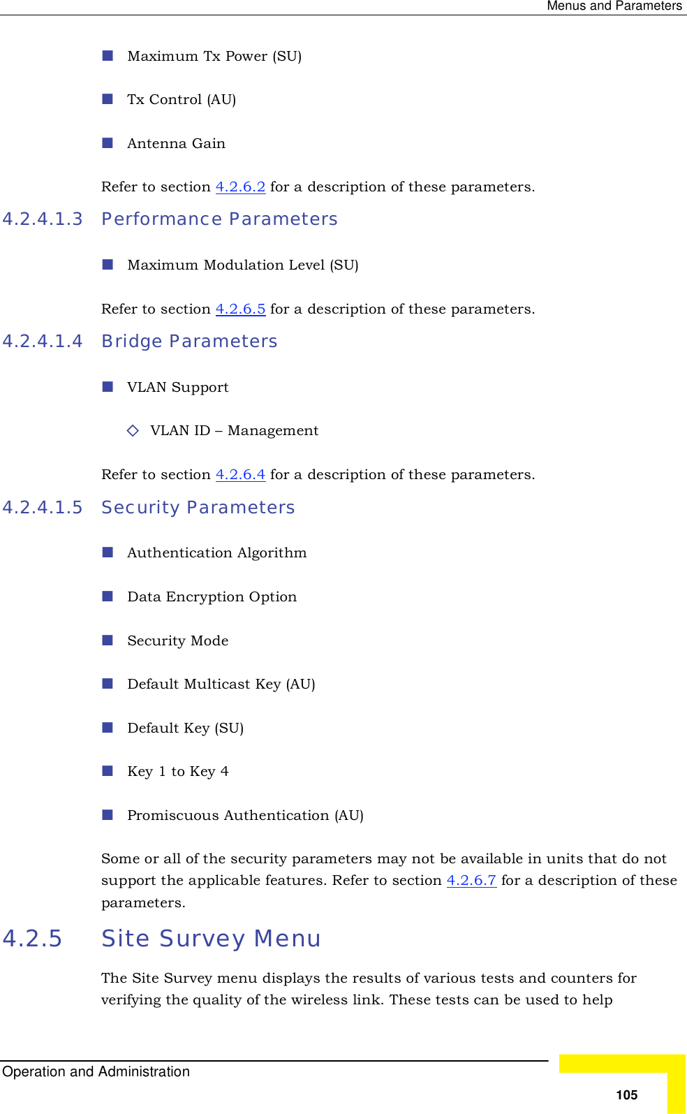 Page 31 of Alvarion Technologies VL-53 Wireless Bridge User Manual Manual 070528 DRAFT3