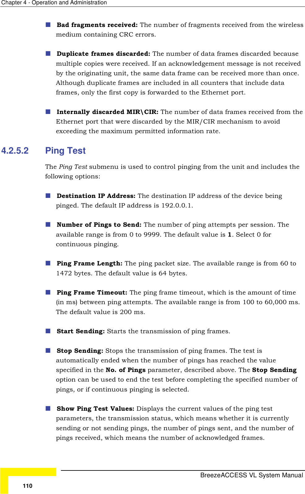 Page 36 of Alvarion Technologies VL-53 Wireless Bridge User Manual Manual 070528 DRAFT3