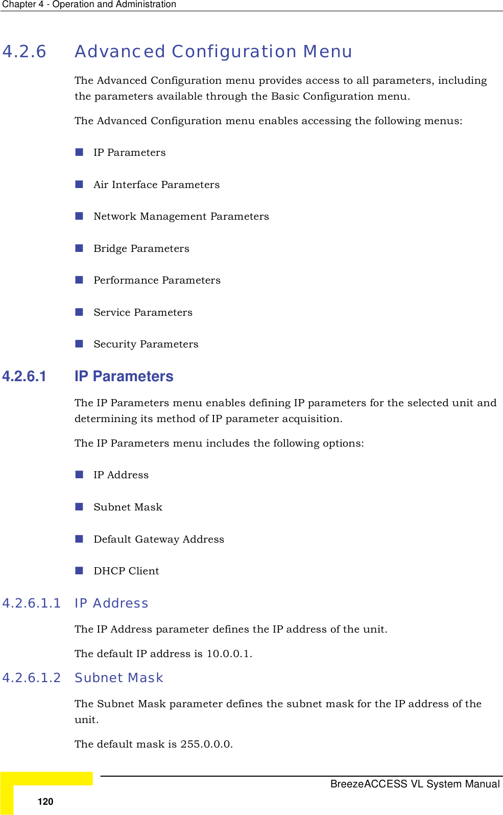 Page 46 of Alvarion Technologies VL-53 Wireless Bridge User Manual Manual 070528 DRAFT3