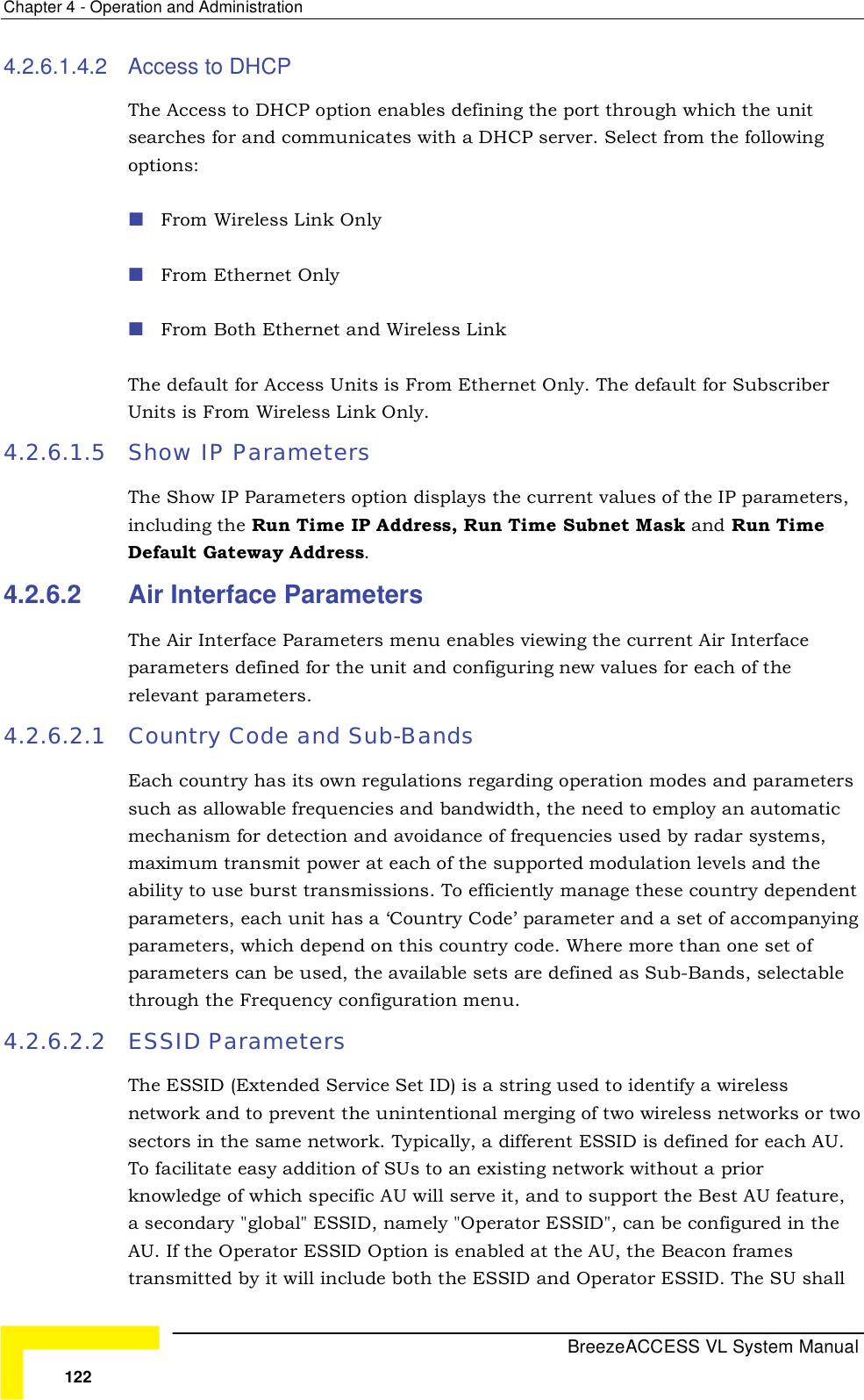 Page 48 of Alvarion Technologies VL-53 Wireless Bridge User Manual Manual 070528 DRAFT3