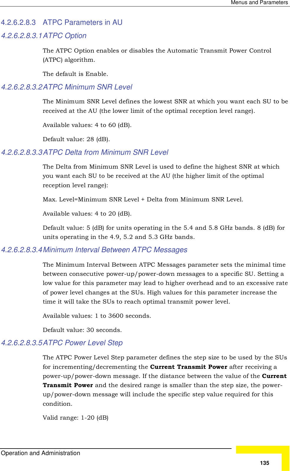 Page 61 of Alvarion Technologies VL-53 Wireless Bridge User Manual Manual 070528 DRAFT3