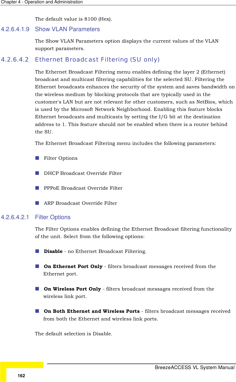 Page 88 of Alvarion Technologies VL-53 Wireless Bridge User Manual Manual 070528 DRAFT3