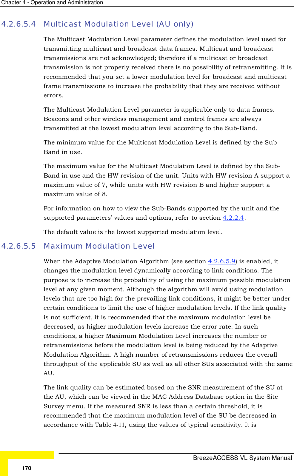 Page 96 of Alvarion Technologies VL-53 Wireless Bridge User Manual Manual 070528 DRAFT3