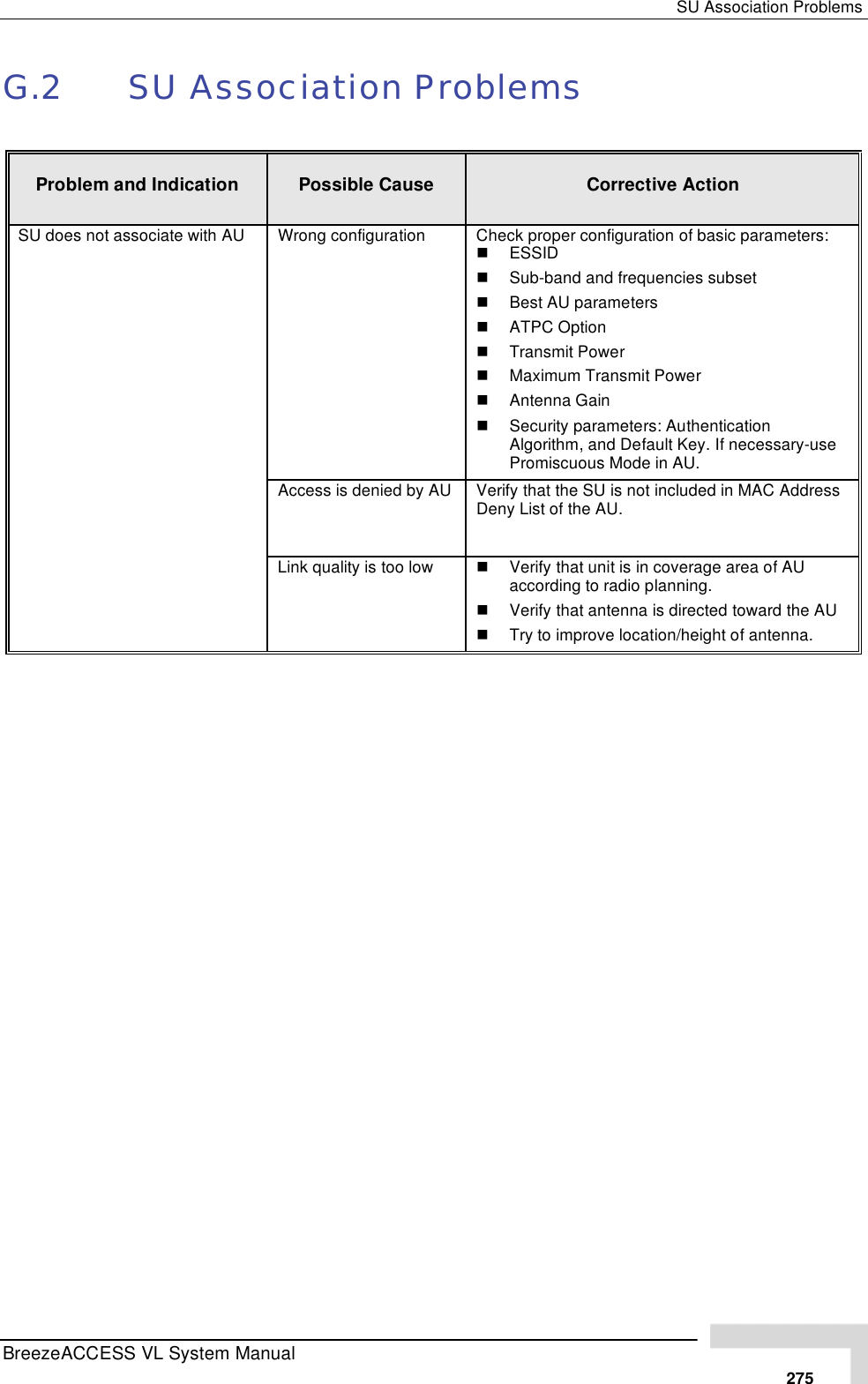 Page 101 of Alvarion Technologies VL-53 Wireless Bridge User Manual Manual 070528 DRAFT3