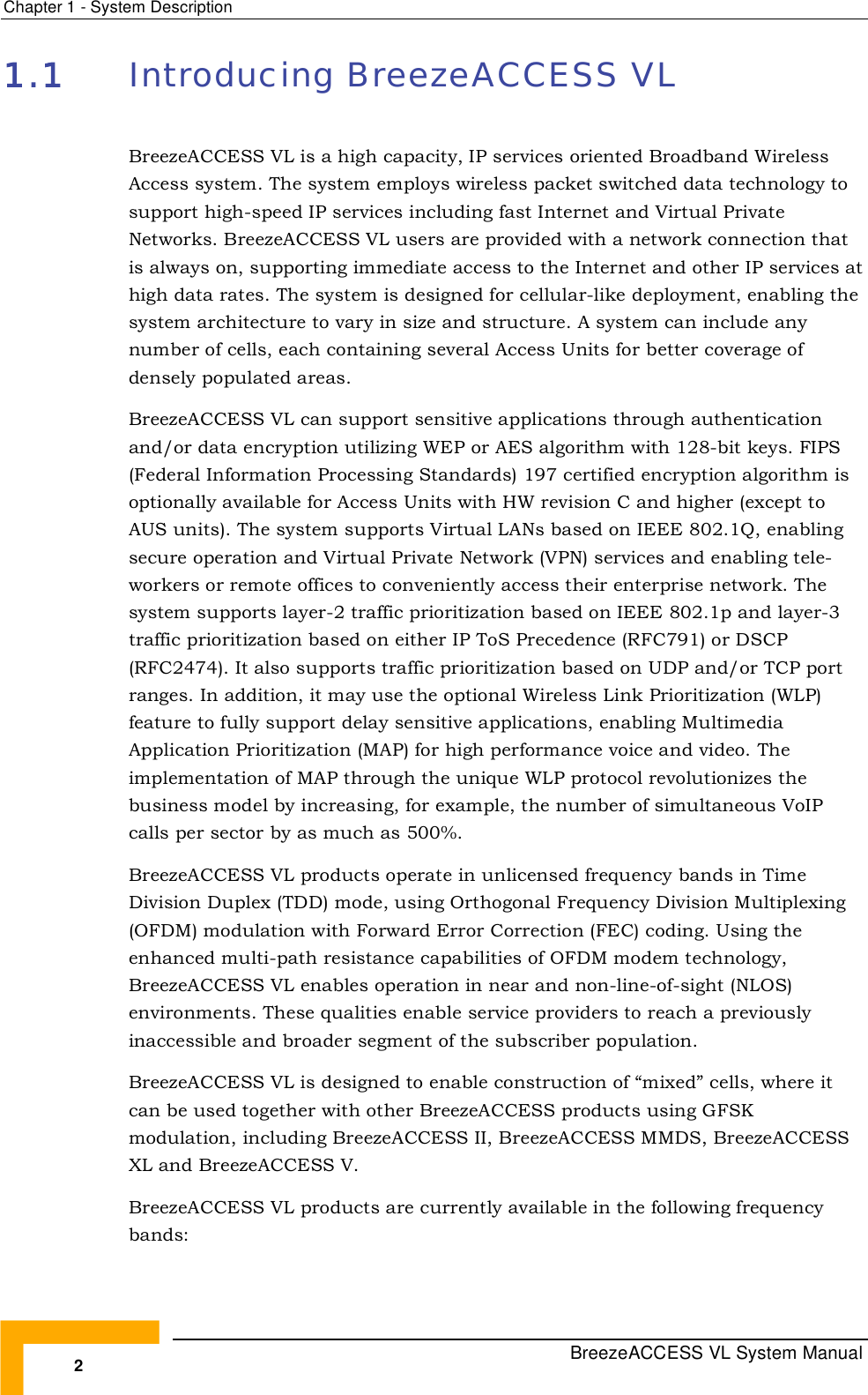 Page 28 of Alvarion Technologies VL-54 Subscriber Station User Manual Manual 070528 DRAFT5