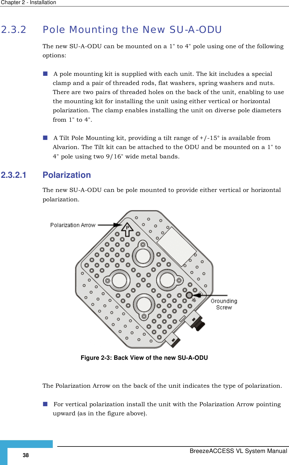 Page 64 of Alvarion Technologies VL-54 Subscriber Station User Manual Manual 070528 DRAFT5